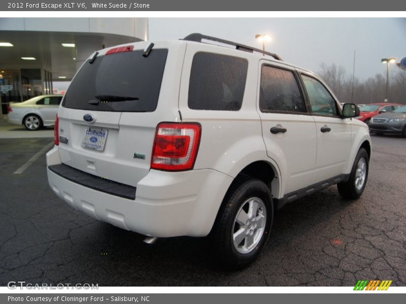 White Suede / Stone 2012 Ford Escape XLT V6