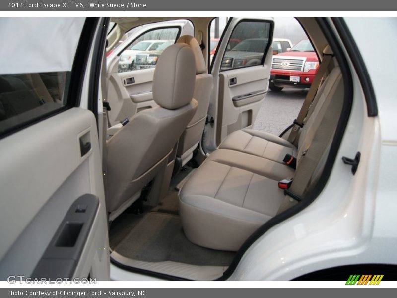 White Suede / Stone 2012 Ford Escape XLT V6