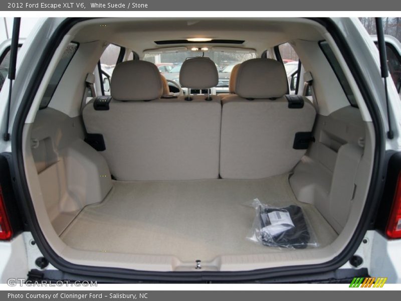 White Suede / Stone 2012 Ford Escape XLT V6