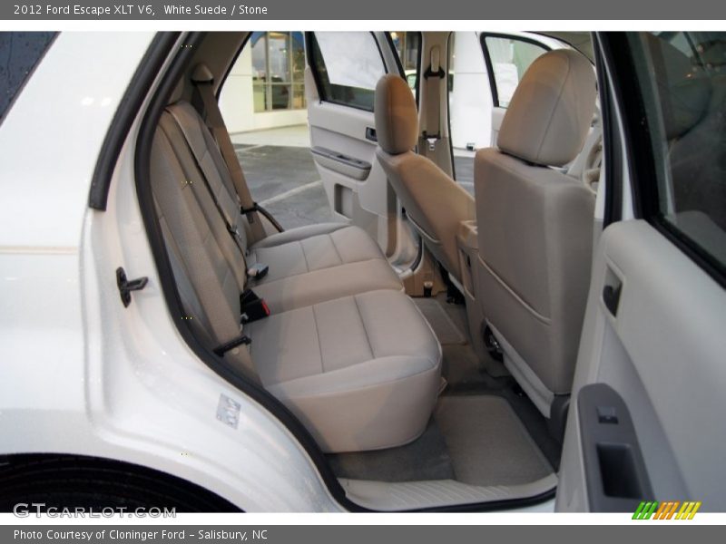 White Suede / Stone 2012 Ford Escape XLT V6