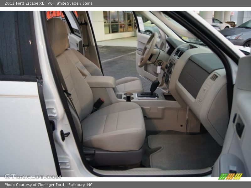 White Suede / Stone 2012 Ford Escape XLT V6