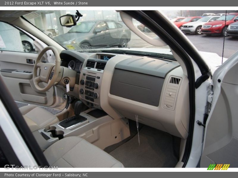 White Suede / Stone 2012 Ford Escape XLT V6