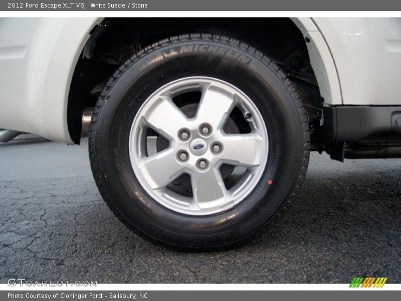 White Suede / Stone 2012 Ford Escape XLT V6