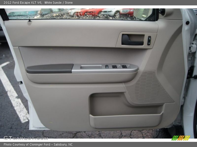 White Suede / Stone 2012 Ford Escape XLT V6