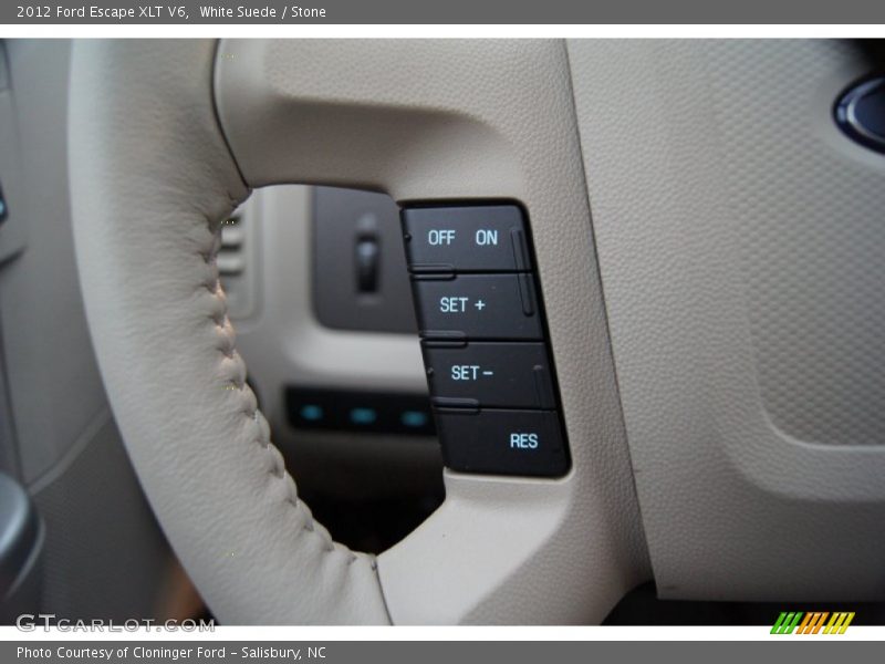 White Suede / Stone 2012 Ford Escape XLT V6