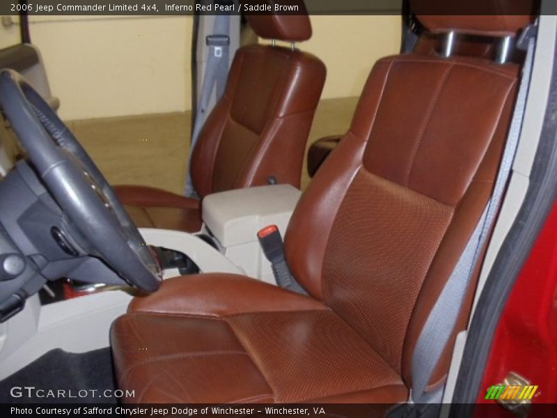 Front Seat of 2006 Commander Limited 4x4