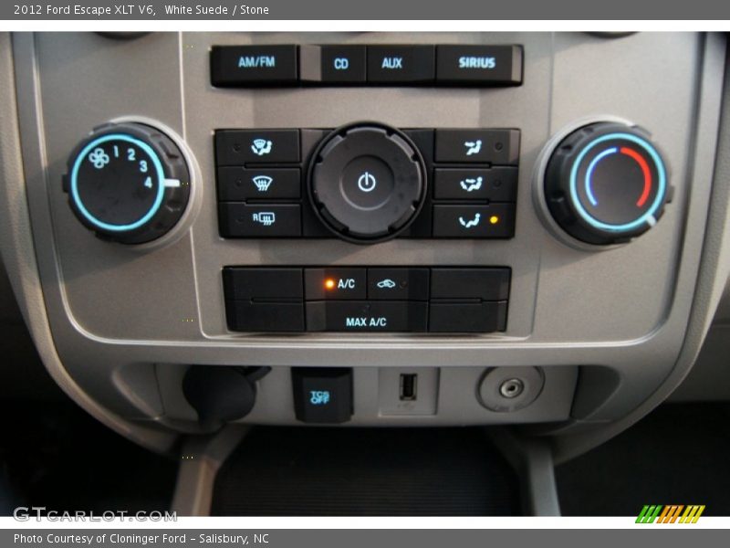 White Suede / Stone 2012 Ford Escape XLT V6