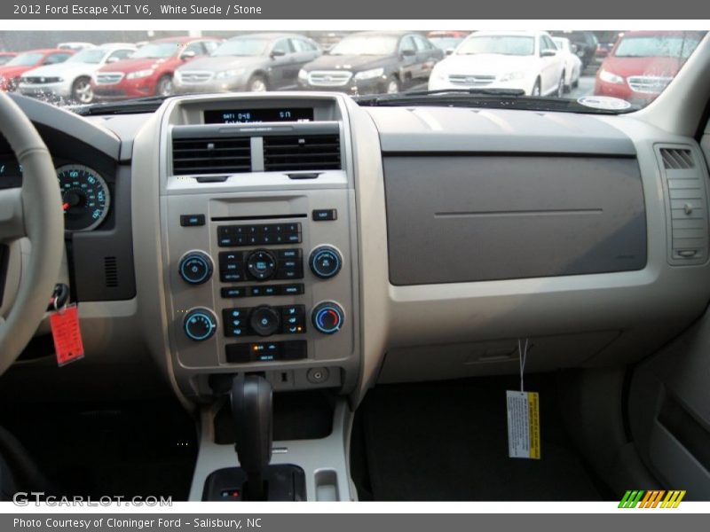 White Suede / Stone 2012 Ford Escape XLT V6