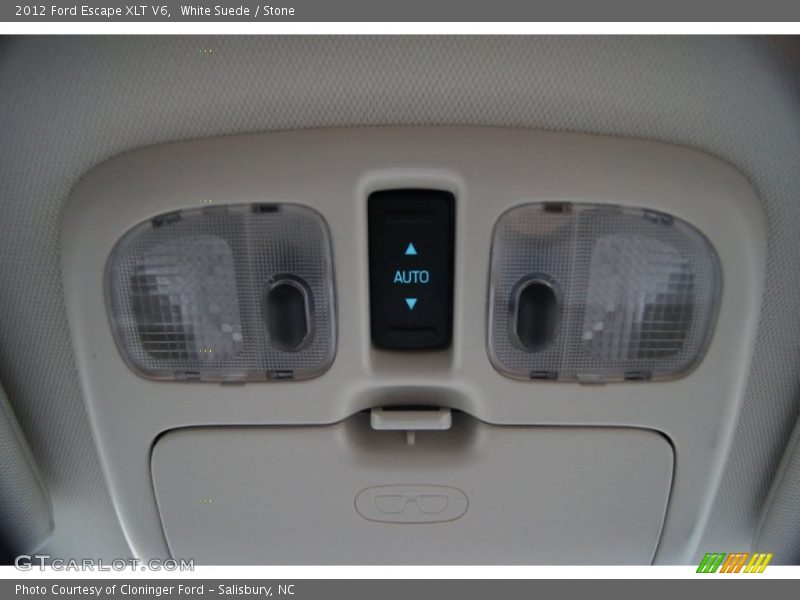 White Suede / Stone 2012 Ford Escape XLT V6