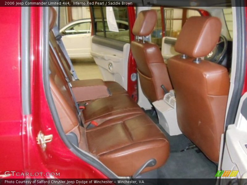  2006 Commander Limited 4x4 Saddle Brown Interior