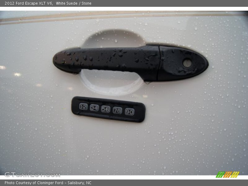 White Suede / Stone 2012 Ford Escape XLT V6