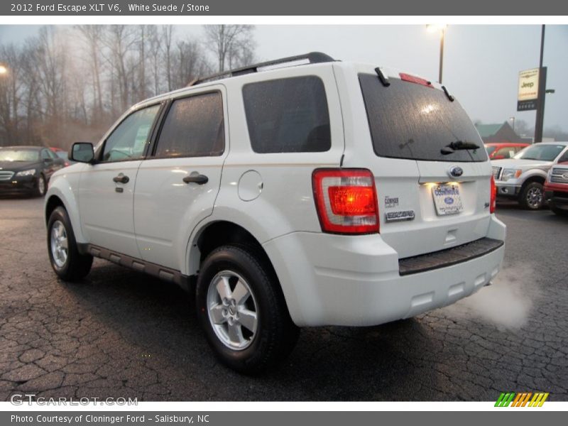 White Suede / Stone 2012 Ford Escape XLT V6