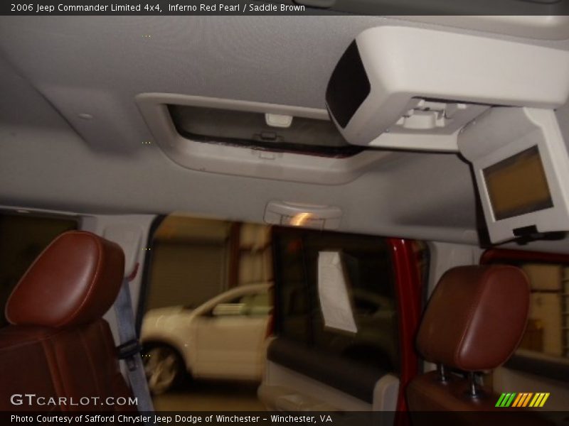 Inferno Red Pearl / Saddle Brown 2006 Jeep Commander Limited 4x4
