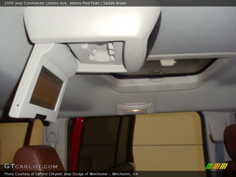 Inferno Red Pearl / Saddle Brown 2006 Jeep Commander Limited 4x4