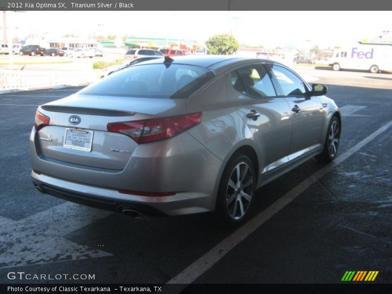 Titanium Silver / Black 2012 Kia Optima SX