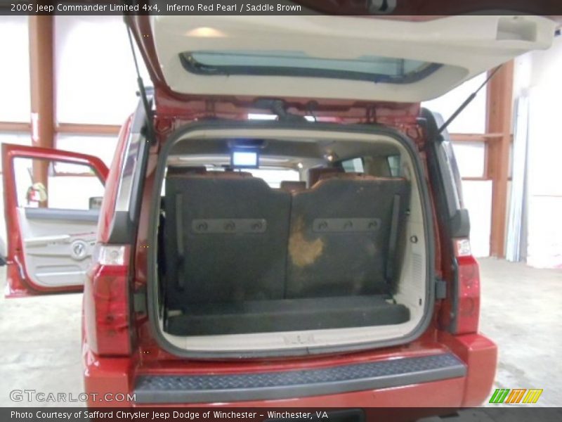 Inferno Red Pearl / Saddle Brown 2006 Jeep Commander Limited 4x4