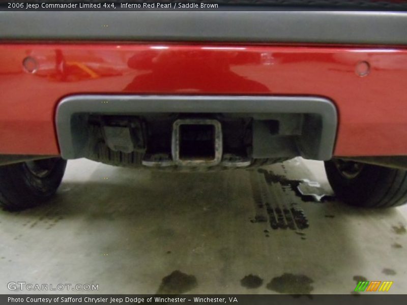 Inferno Red Pearl / Saddle Brown 2006 Jeep Commander Limited 4x4