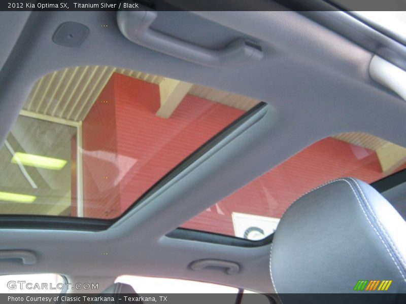 Titanium Silver / Black 2012 Kia Optima SX