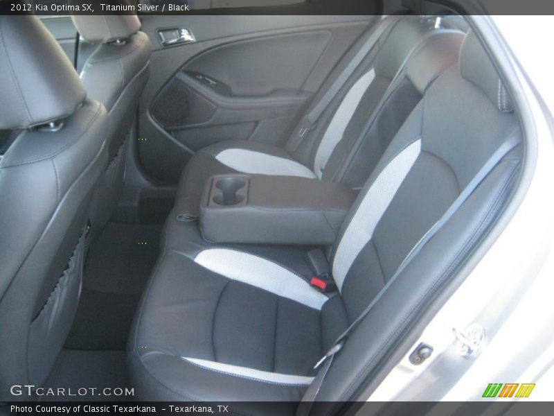 Titanium Silver / Black 2012 Kia Optima SX