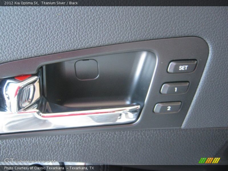 Titanium Silver / Black 2012 Kia Optima SX