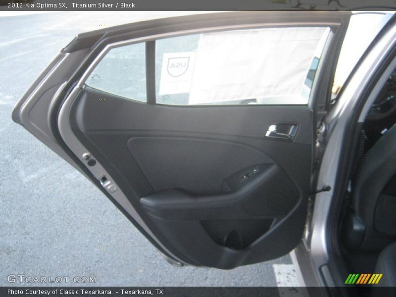 Titanium Silver / Black 2012 Kia Optima SX