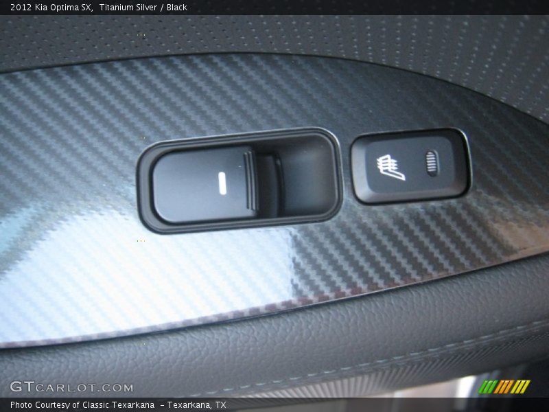 Titanium Silver / Black 2012 Kia Optima SX
