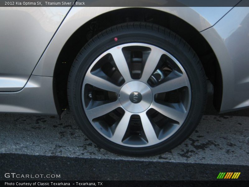 Titanium Silver / Black 2012 Kia Optima SX