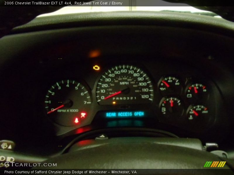 Red Jewel Tint Coat / Ebony 2006 Chevrolet TrailBlazer EXT LT 4x4