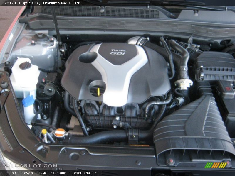 Titanium Silver / Black 2012 Kia Optima SX