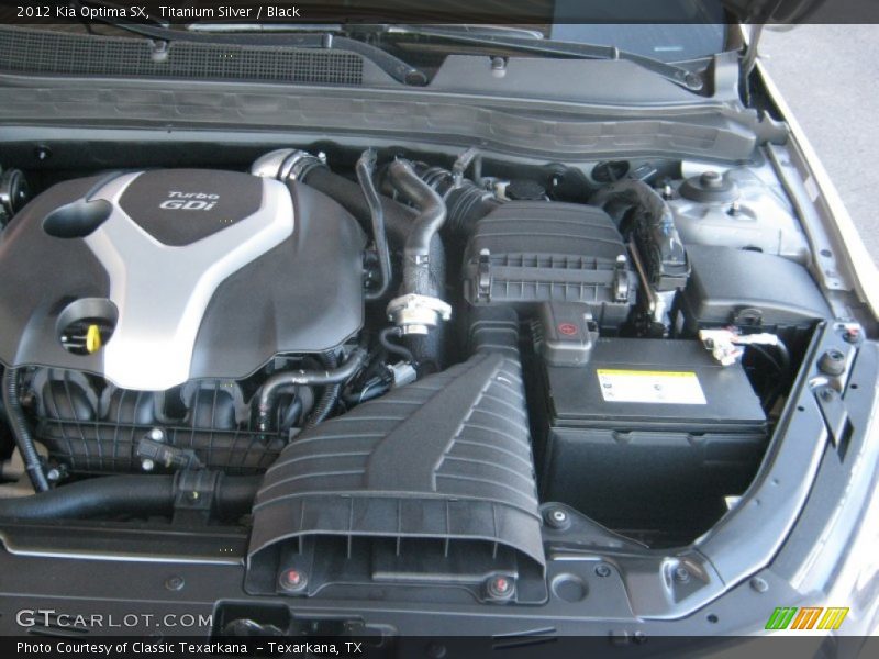 Titanium Silver / Black 2012 Kia Optima SX