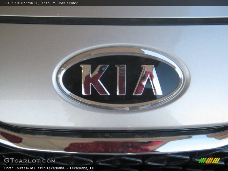 Titanium Silver / Black 2012 Kia Optima SX