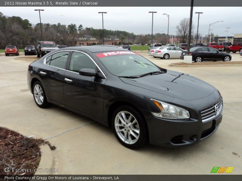 Metallic Slate / Charcoal 2011 Nissan Maxima 3.5 S