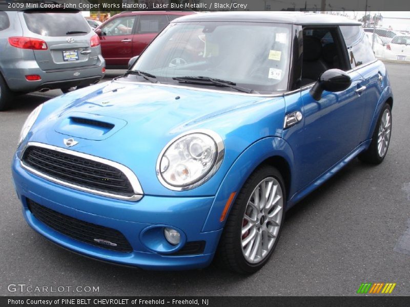 Laser Blue Metallic / Black/Grey 2009 Mini Cooper John Cooper Works Hardtop