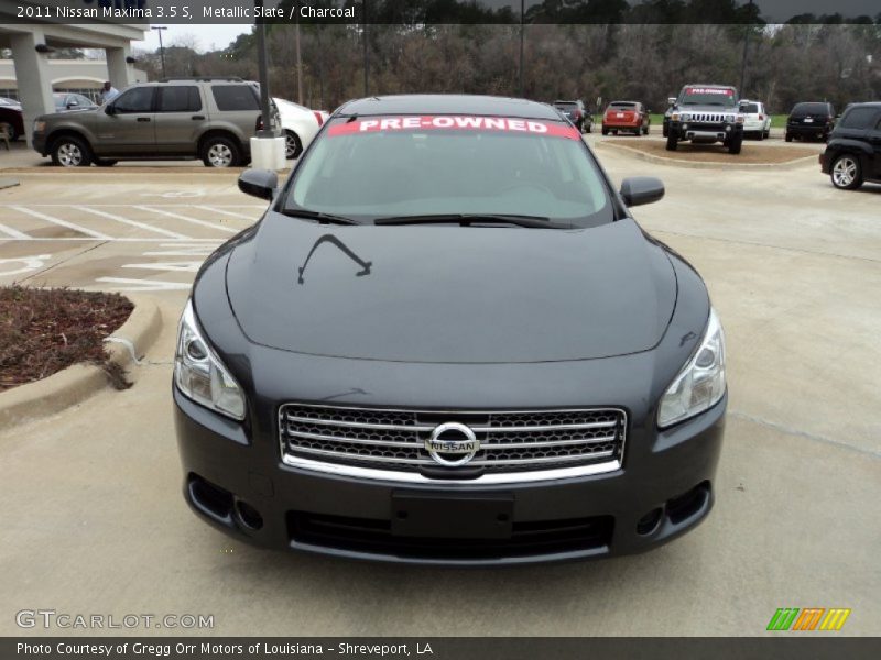 Metallic Slate / Charcoal 2011 Nissan Maxima 3.5 S