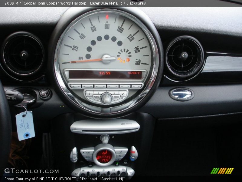 Laser Blue Metallic / Black/Grey 2009 Mini Cooper John Cooper Works Hardtop