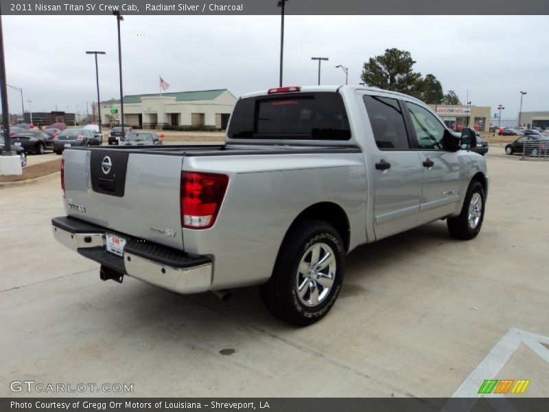 Radiant Silver / Charcoal 2011 Nissan Titan SV Crew Cab