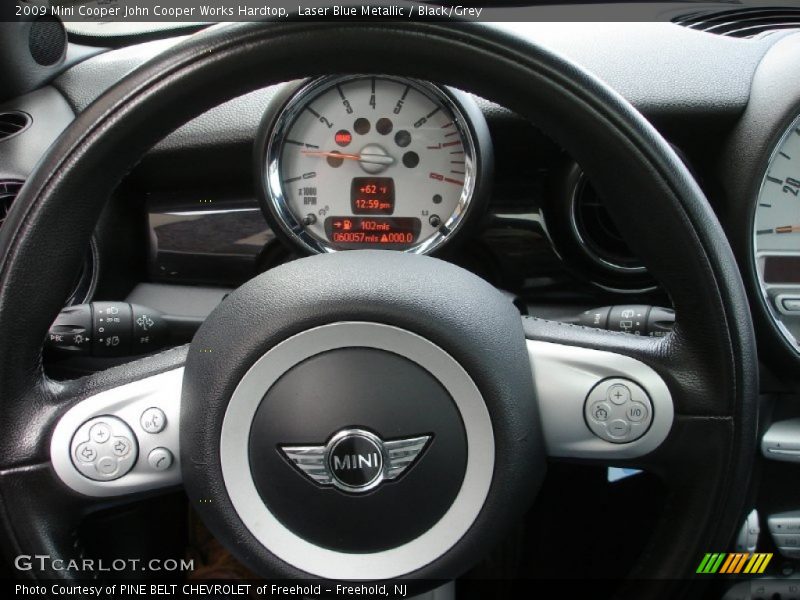 Laser Blue Metallic / Black/Grey 2009 Mini Cooper John Cooper Works Hardtop