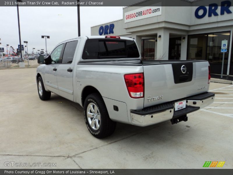 Radiant Silver / Charcoal 2011 Nissan Titan SV Crew Cab