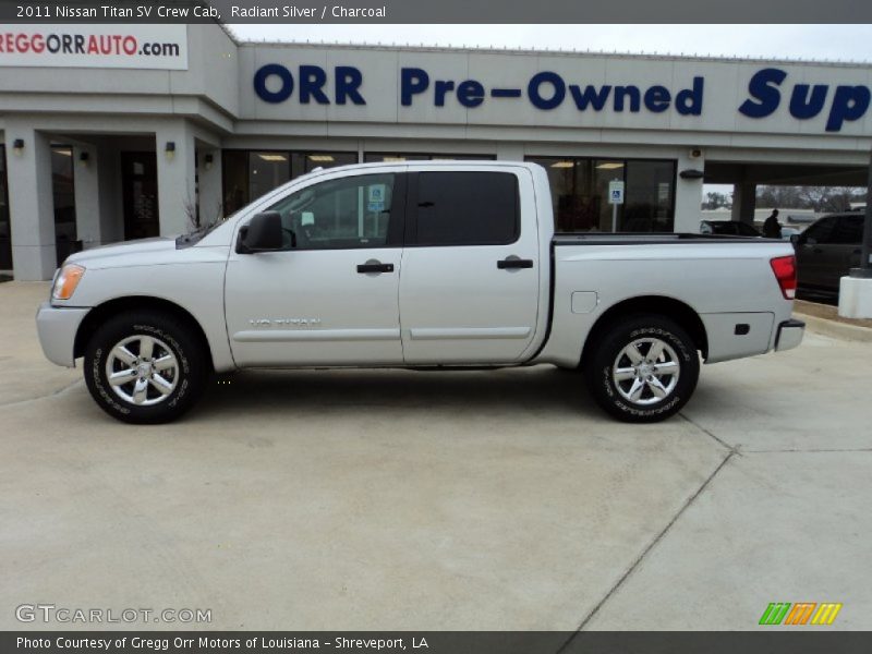 Radiant Silver / Charcoal 2011 Nissan Titan SV Crew Cab
