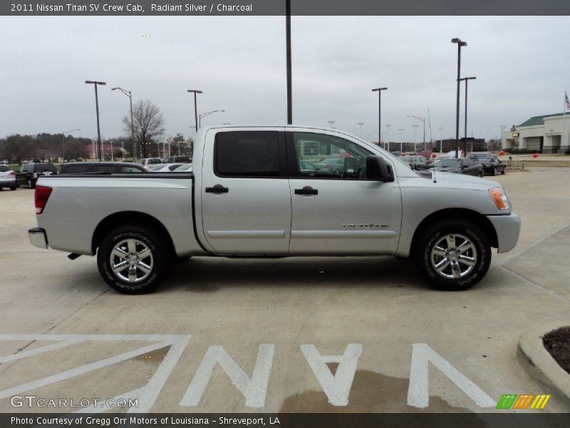 Radiant Silver / Charcoal 2011 Nissan Titan SV Crew Cab