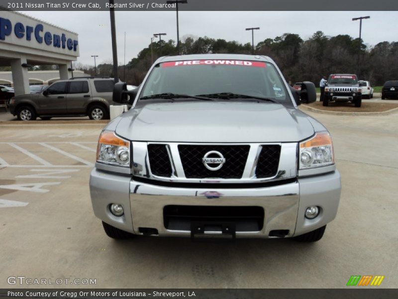 Radiant Silver / Charcoal 2011 Nissan Titan SV Crew Cab