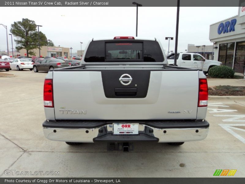 Radiant Silver / Charcoal 2011 Nissan Titan SV Crew Cab