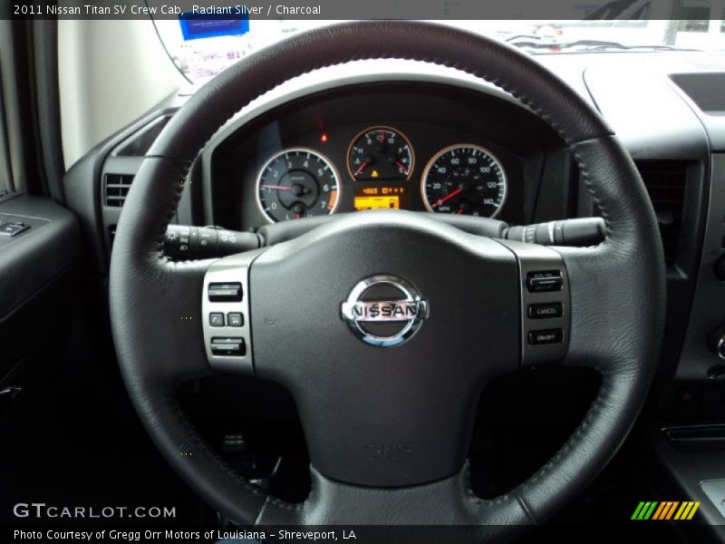 Radiant Silver / Charcoal 2011 Nissan Titan SV Crew Cab
