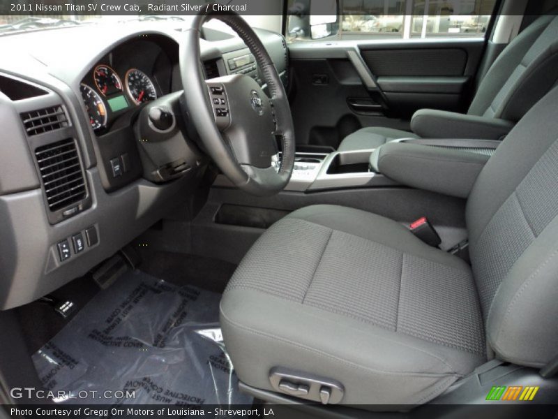 Radiant Silver / Charcoal 2011 Nissan Titan SV Crew Cab