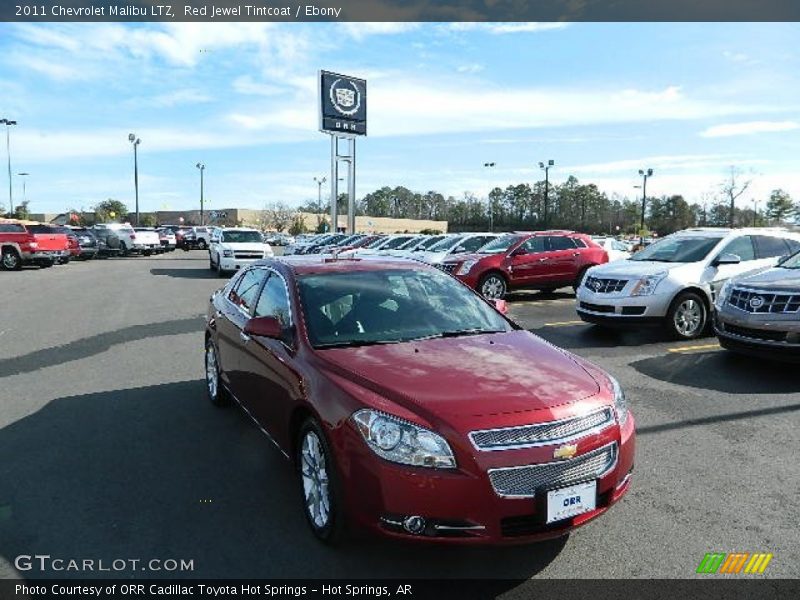 Red Jewel Tintcoat / Ebony 2011 Chevrolet Malibu LTZ