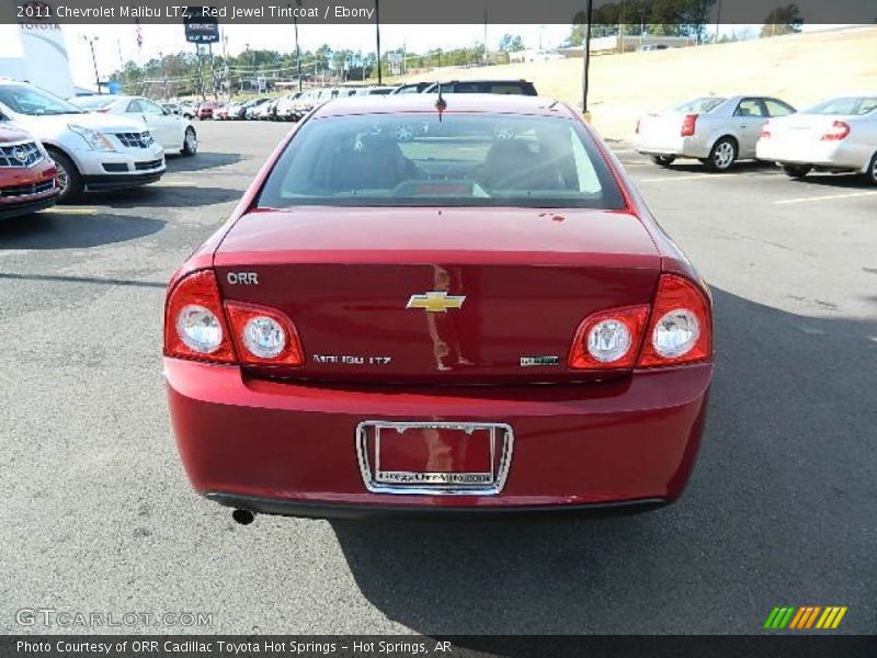 Red Jewel Tintcoat / Ebony 2011 Chevrolet Malibu LTZ