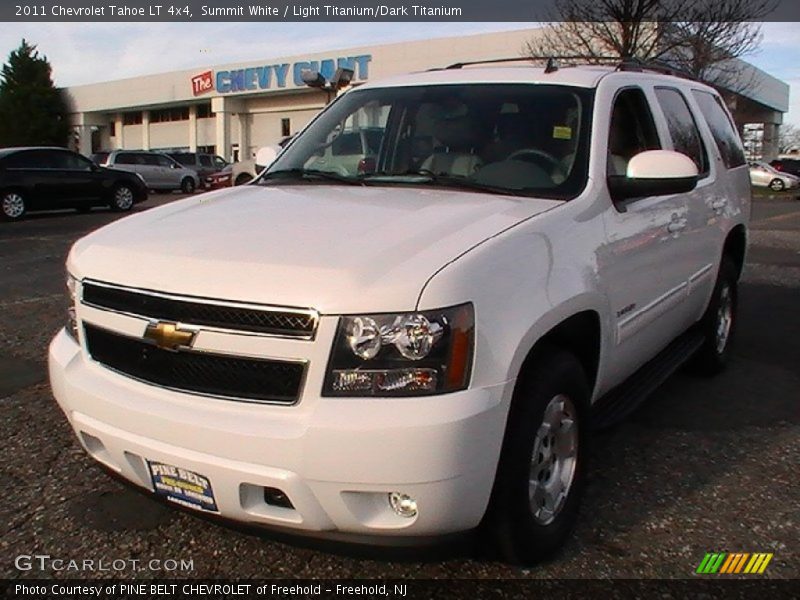 Summit White / Light Titanium/Dark Titanium 2011 Chevrolet Tahoe LT 4x4