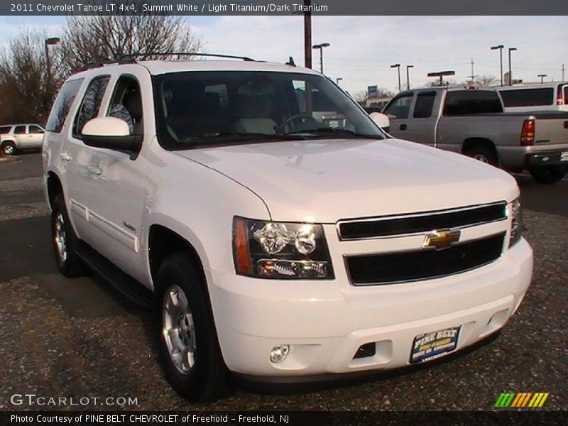 Summit White / Light Titanium/Dark Titanium 2011 Chevrolet Tahoe LT 4x4
