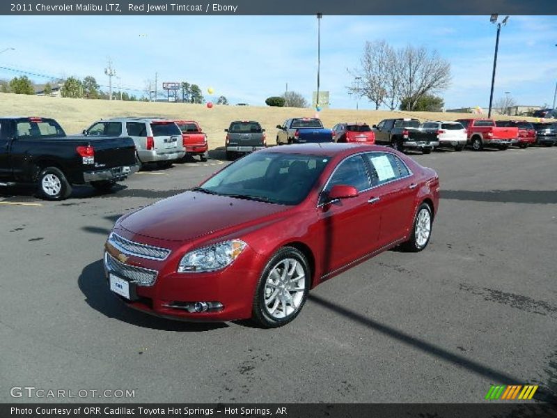Red Jewel Tintcoat / Ebony 2011 Chevrolet Malibu LTZ