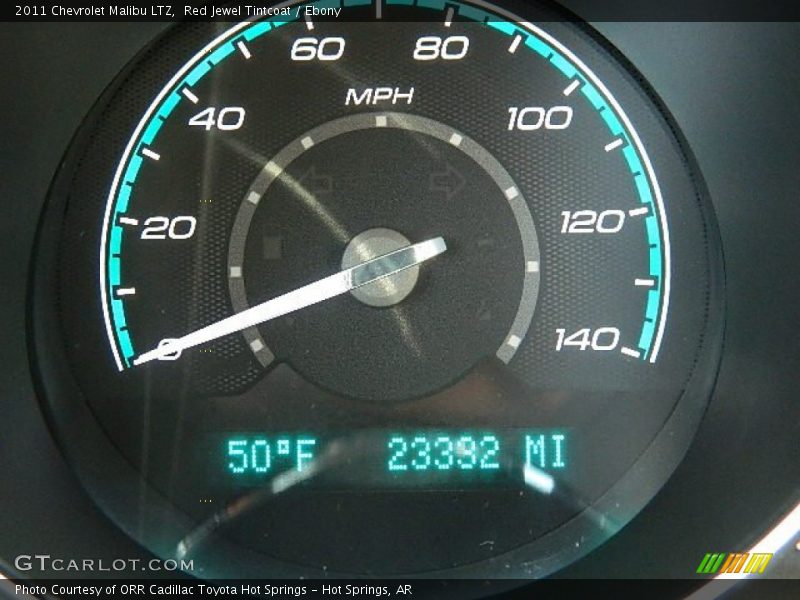 Red Jewel Tintcoat / Ebony 2011 Chevrolet Malibu LTZ